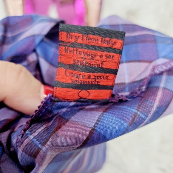 4x$25 a Common threads 100% silk embellished studded sequin plaid sleeveless  Sm - Picture 7 of 12